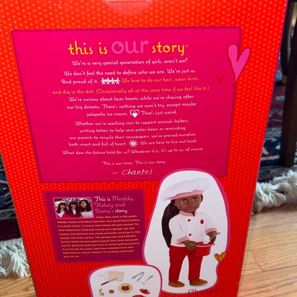 Our Generation Chef Doll with Accessories Chantel NIB - Picture 5 of 5